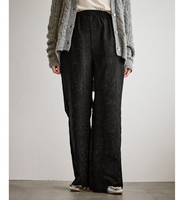 Rope&rsquo;Picnic「ウィンターイージー刺繍パンツ」|チノ|