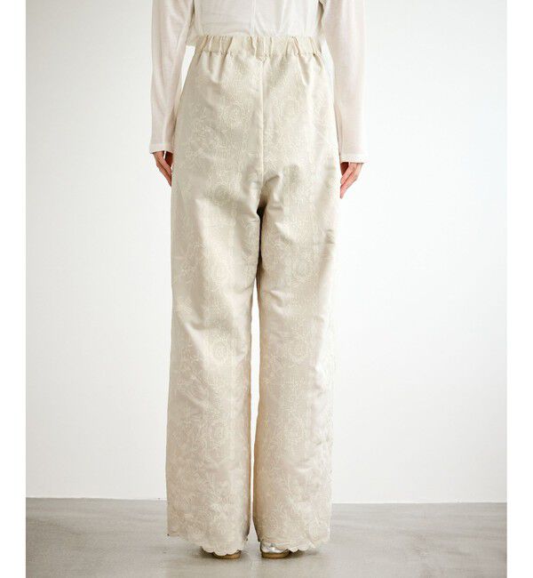 Rope&rsquo;Picnic「ウィンターイージー刺繍パンツ」|チノ|