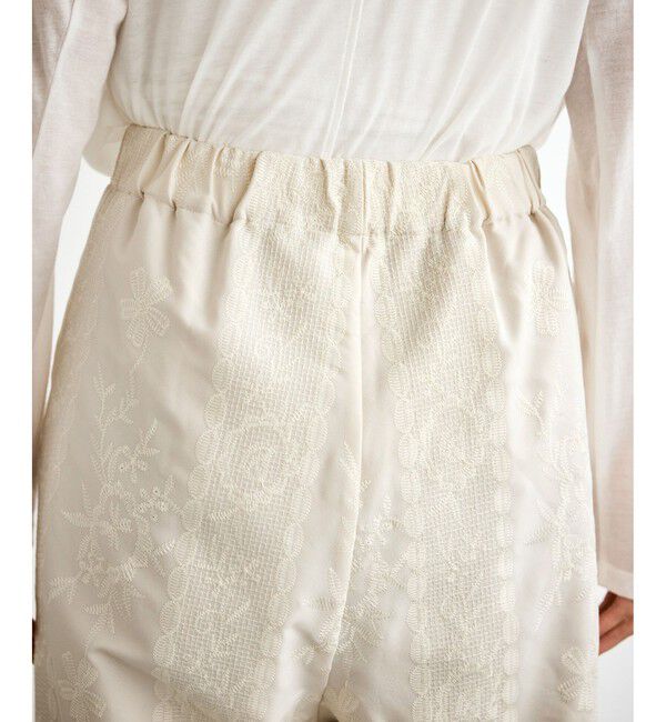 Rope&rsquo;Picnic「ウィンターイージー刺繍パンツ」|チノ|