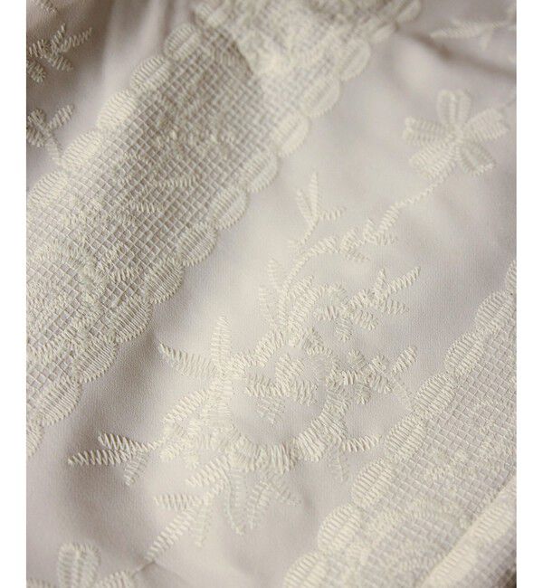 Rope&rsquo;Picnic「ウィンターイージー刺繍パンツ」|チノ|