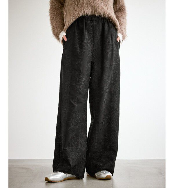 Rope&rsquo;Picnic「ウィンターイージー刺繍パンツ」|チノ|