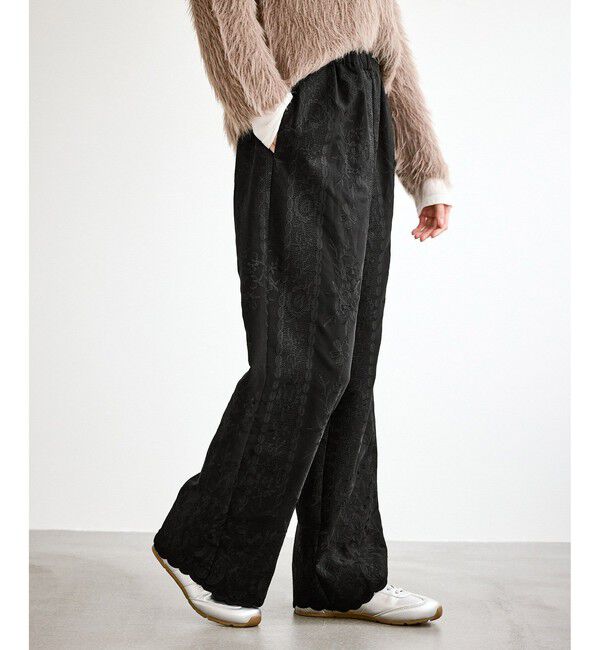 Rope&rsquo;Picnic「ウィンターイージー刺繍パンツ」|チノ|