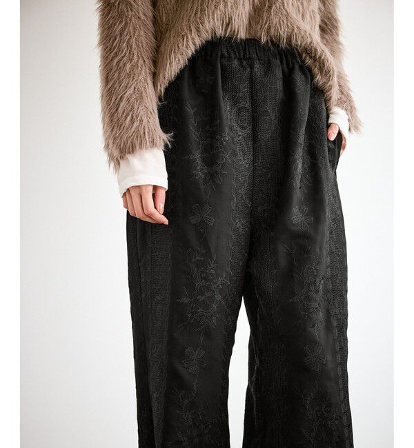 Rope&rsquo;Picnic「ウィンターイージー刺繍パンツ」|チノ|