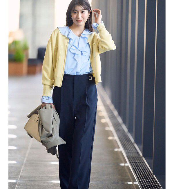 Rope&rsquo;Picnic「ミラノリブダブルジップニットカーディガン」|カーディガン|