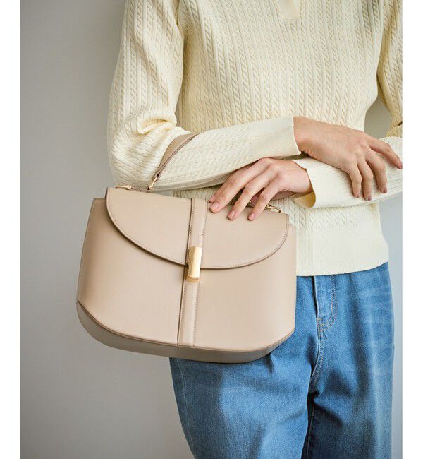 ROPE PICNIC PASSAGE「センターベルトワイドトップハンドル＆ショルダーバッグ」|ショルダー・メッセンジャー|ベージュ系(28)