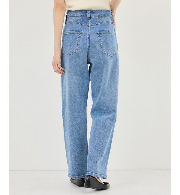 Rope&rsquo;Picnic「ウエストシェイプハイライズマムジーンズ」|デニム|