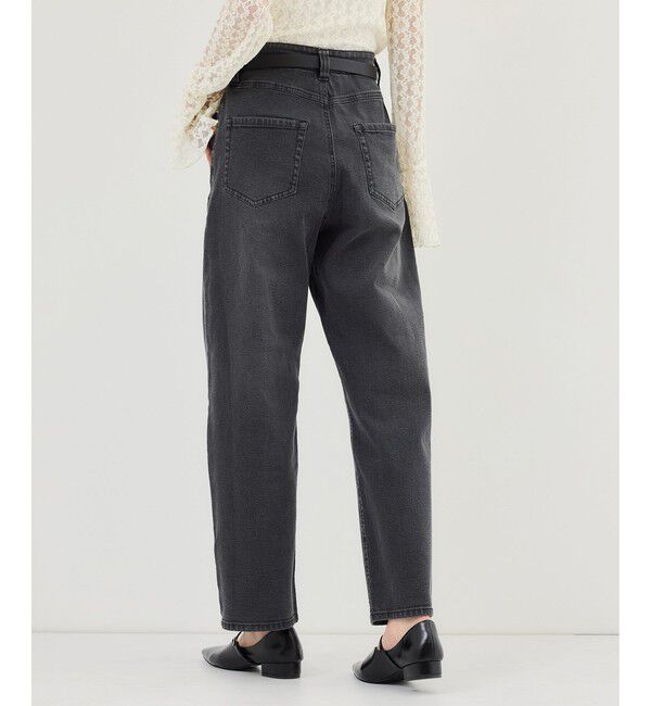 Rope&rsquo;Picnic「ウエストシェイプハイライズマムジーンズ」|デニム|