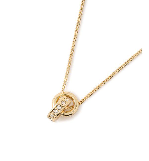 ROPE PICNIC PASSAGE「ダブルリングショートネックレス」|ネックレス|