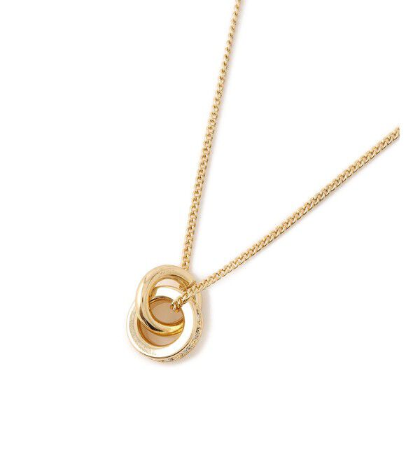 ROPE PICNIC PASSAGE「ダブルリングショートネックレス」|ネックレス|