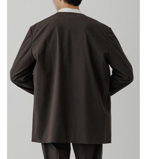 ADAM ET ROPE'「ルームジャケット / セットアップ対応」|ノーカラージャケット|