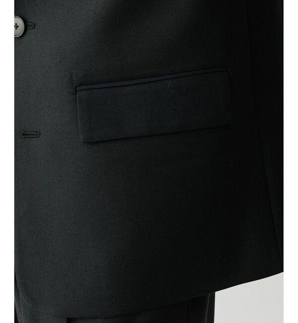 ADAM ET ROPE'「ハードクロス ノーカラージャケット / セットアップ対応」|ノーカラージャケット|