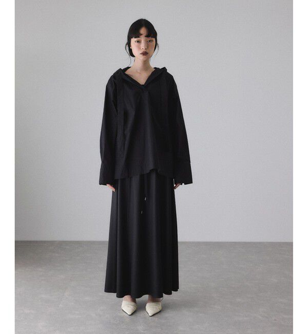 ADAM ET ROPE'「スキッパーフーディシャツ」|シャツ・ブラウス|