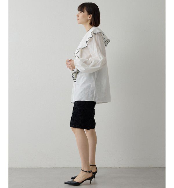  「ローンフリルブラウス」|シャツ・ブラウス|