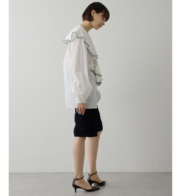  「ローンフリルブラウス」|シャツ・ブラウス|