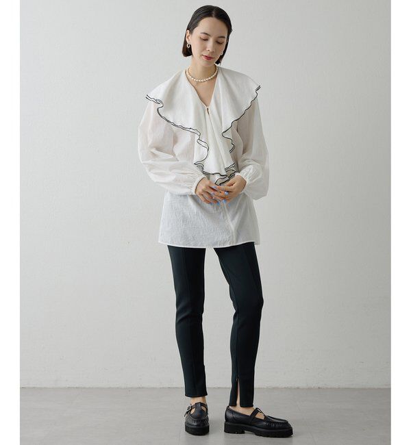  「ローンフリルブラウス」|シャツ・ブラウス|