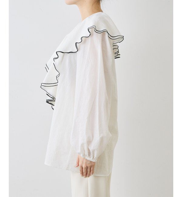  「ローンフリルブラウス」|シャツ・ブラウス|