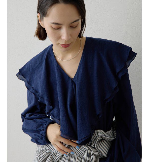  「ローンフリルブラウス」|シャツ・ブラウス|