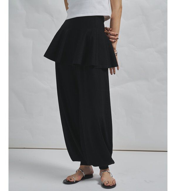 GEMINI「【GEMINI】レイヤードニットパンツ」|チノ|