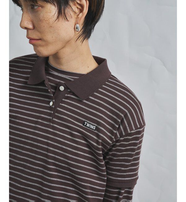 GEMINI「【GEMINI】ボーダーポロカットソー」|Tシャツ・カットソー|