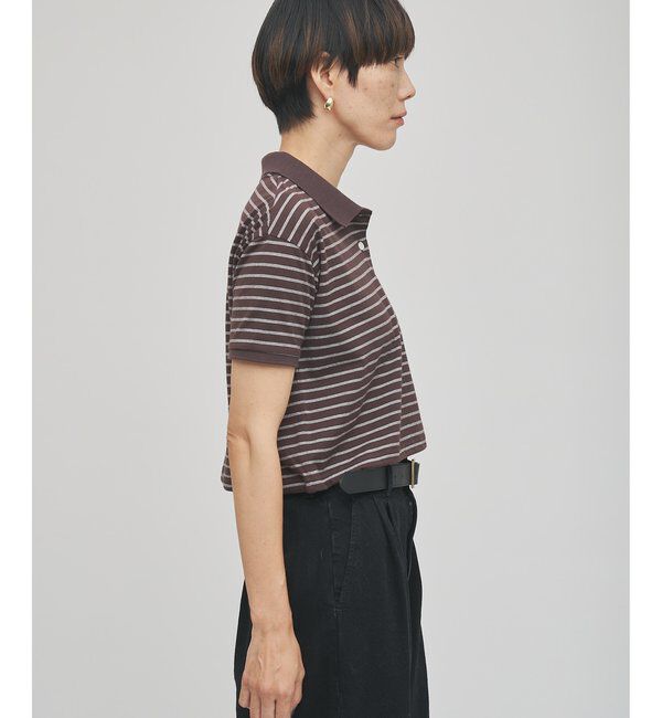 GEMINI「【GEMINI】ボーダーポロカットソー」|Tシャツ・カットソー|