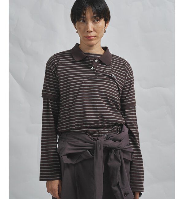 GEMINI「【GEMINI】ボーダーポロカットソー」|Tシャツ・カットソー|