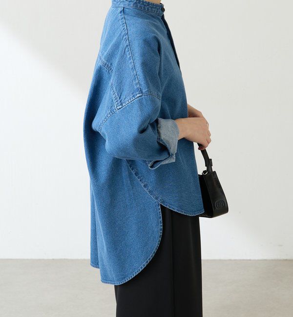  「Q.anos デニムシャツジャケット」|シャツ・ブラウス|