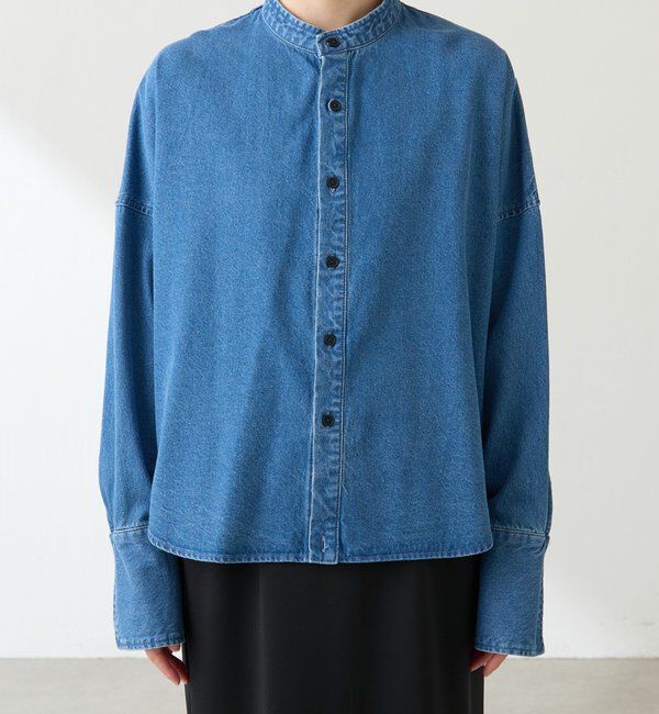  「Q.anos デニムシャツジャケット」|シャツ・ブラウス|