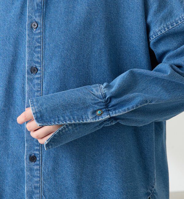  「Q.anos デニムシャツジャケット」|シャツ・ブラウス|