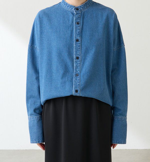  「Q.anos デニムシャツジャケット」|シャツ・ブラウス|