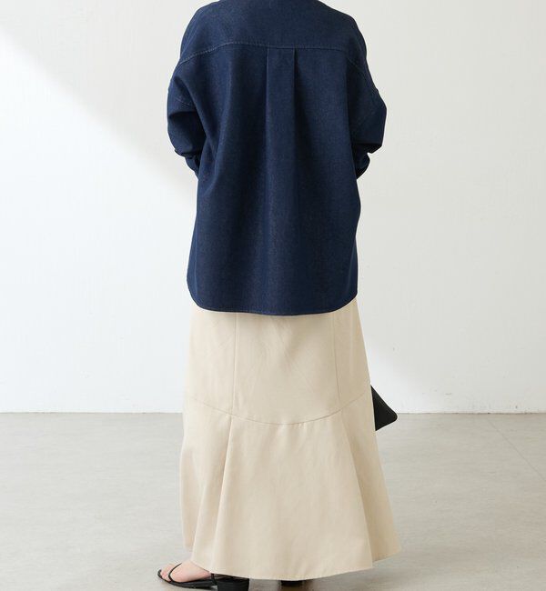  「Q.anos デニムシャツジャケット」|シャツ・ブラウス|