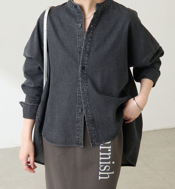  「Q.anos デニムシャツジャケット」|シャツ・ブラウス|