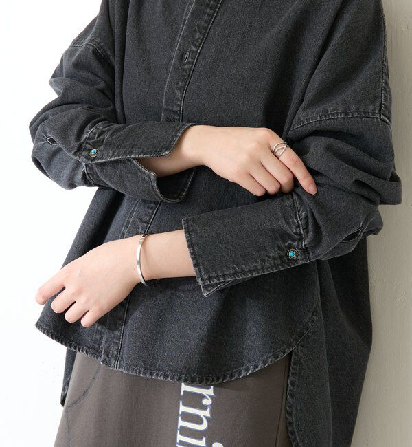  「Q.anos デニムシャツジャケット」|シャツ・ブラウス|