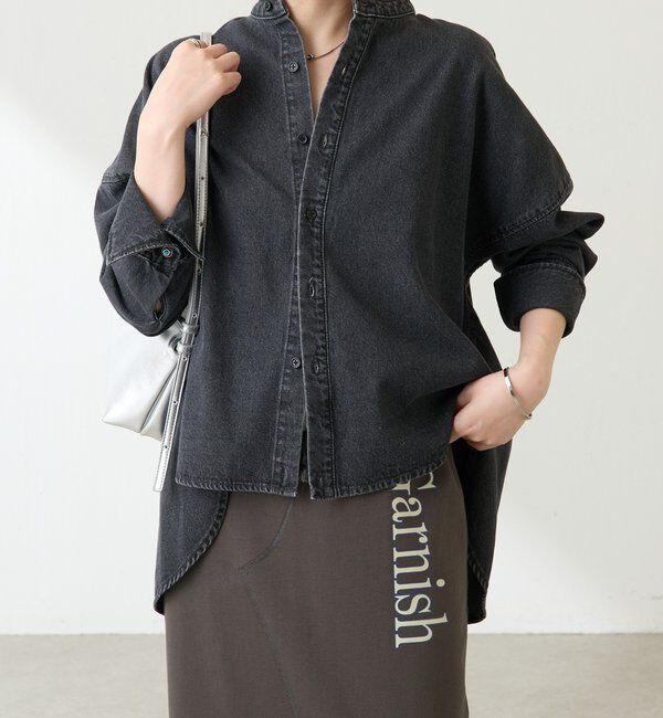  「Q.anos デニムシャツジャケット」|シャツ・ブラウス|