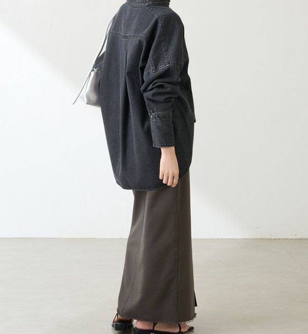  「Q.anos デニムシャツジャケット」|シャツ・ブラウス|