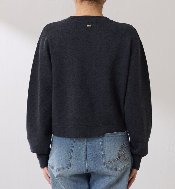  「スキッパースウェットライクカーディガン」|ニット・セーター|