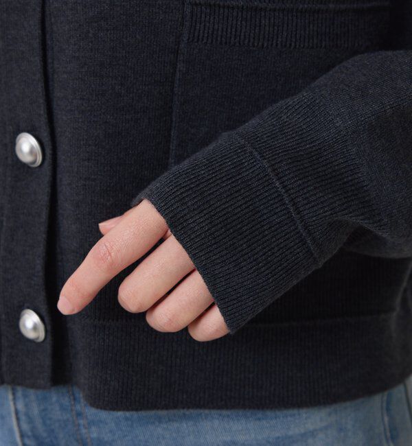  「スキッパースウェットライクカーディガン」|ニット・セーター|
