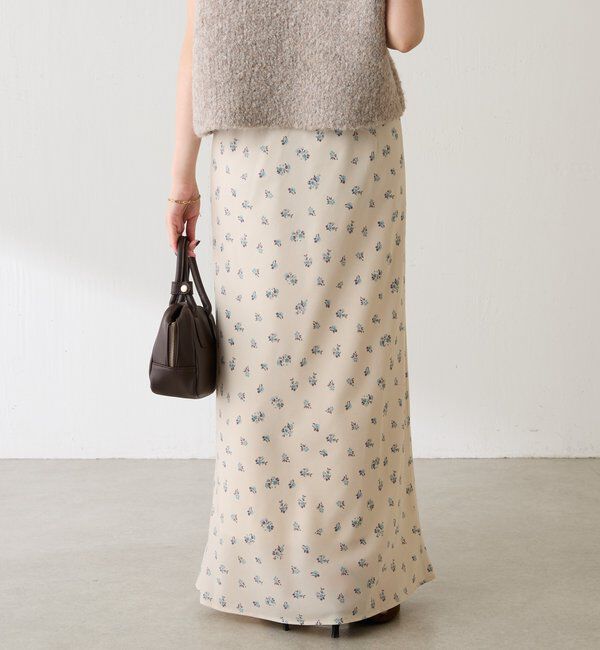  「小花柄マーメイドスカート」|スカート|