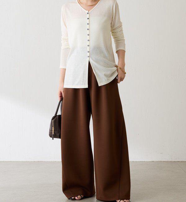  「裾切替ダンボールパンツ」|チノ|