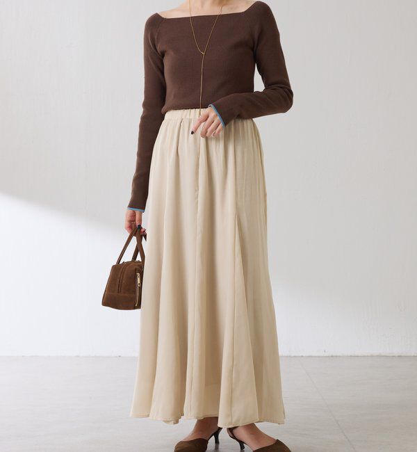  「アンチスタティックフレアスカート」|スカート|