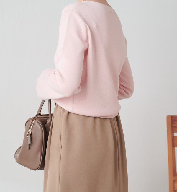  「スロープボタンニット」|ニット・セーター|