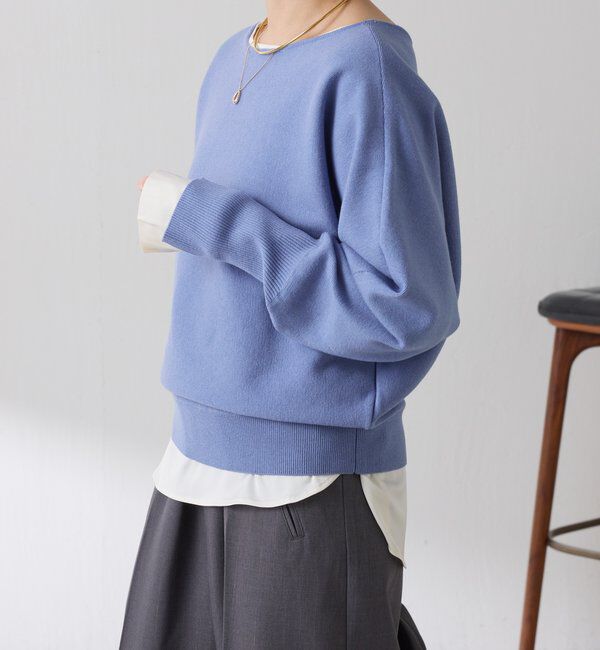  「袖リブ２WAYドルマンニット」|ニット・セーター|