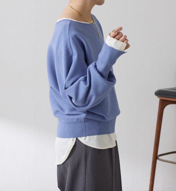 「袖リブ２WAYドルマンニット」|ニット・セーター|