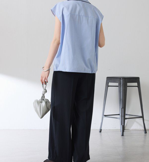  「ビジューストライプブラウス」|シャツ・ブラウス|
