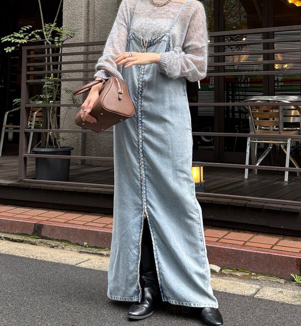  「リヨセルデニムジャンスカ」|ワンピース|