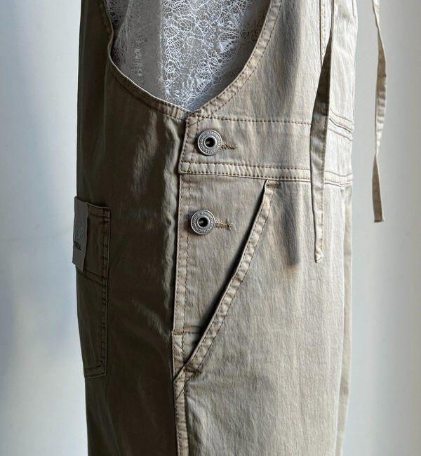  「ストレッチツイルピグメント加工オールインワン」|ワンピース|