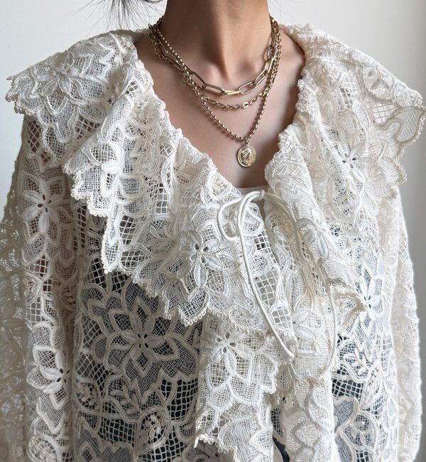  「レースボレロシャツ」|シャツ・ブラウス|