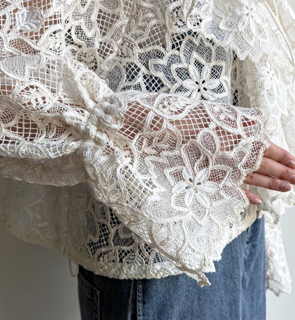  「レースボレロシャツ」|シャツ・ブラウス|