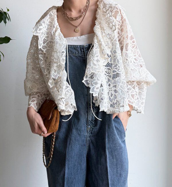  「レースボレロシャツ」|シャツ・ブラウス|