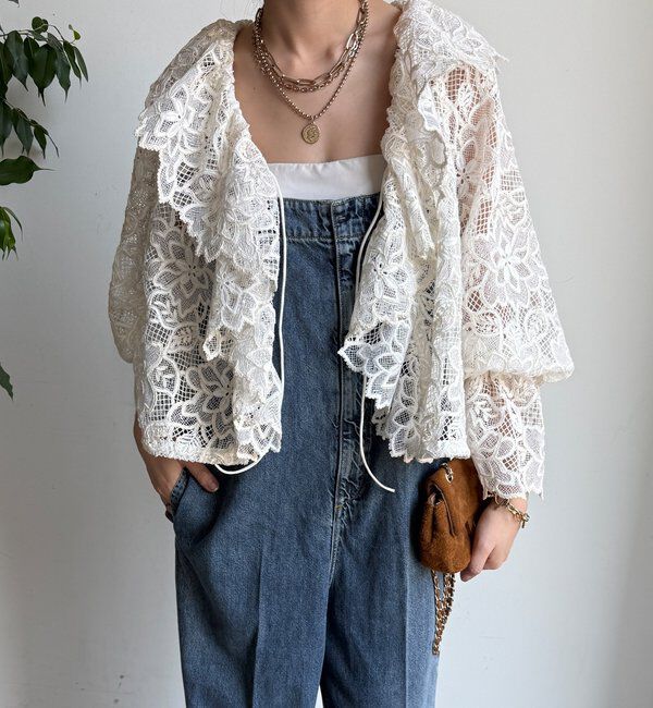  「レースボレロシャツ」|シャツ・ブラウス|