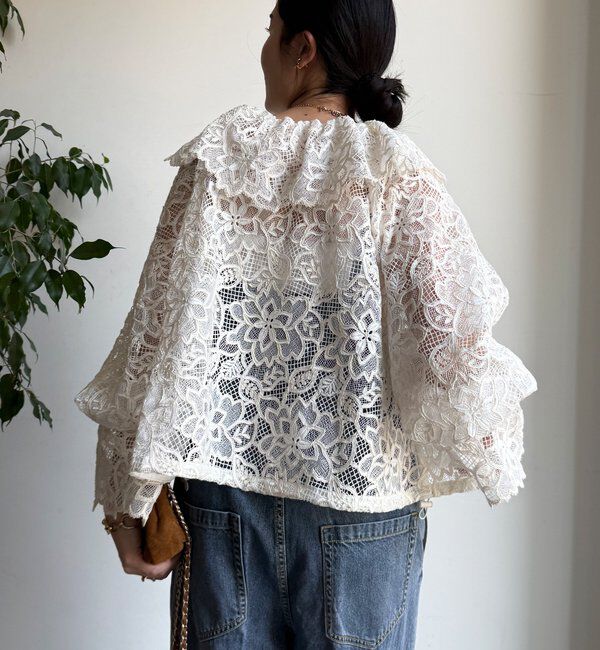  「レースボレロシャツ」|シャツ・ブラウス|
